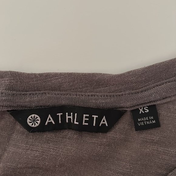 Athleta Organic Daily Cowl Tank Grey - Picture 8 of 8